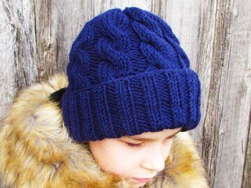 knitting pattern cap size for toddler, child, adult