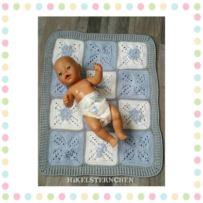 Häkelanleitung Decke "Ahoi" - Alle Größen vom Babydeckchen bis zur Tagesdecke