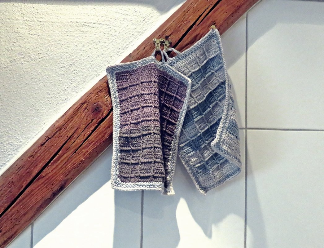 Gästehandtücher im Vintage- Look