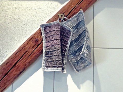 Gästehandtücher im Vintage- Look