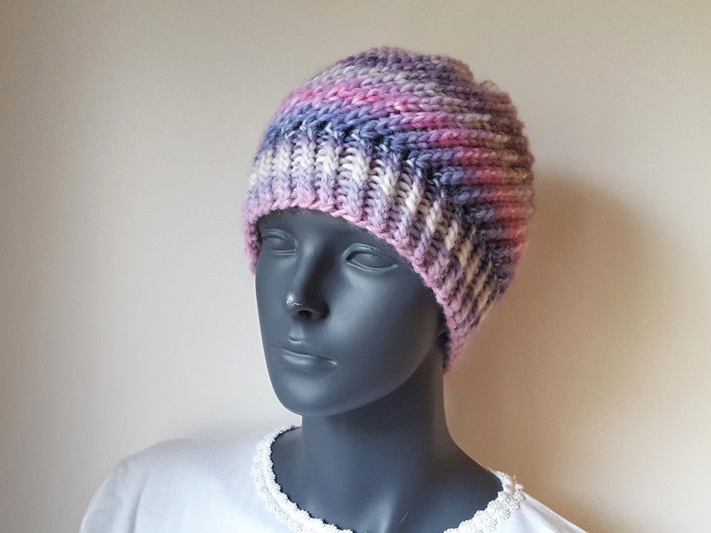 Strickanleitung Beanie, Kopfumfang 52 - 56 cm - Bild 5