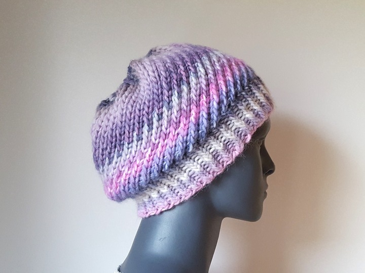 Strickanleitung Beanie, Kopfumfang 52 - 56 cm