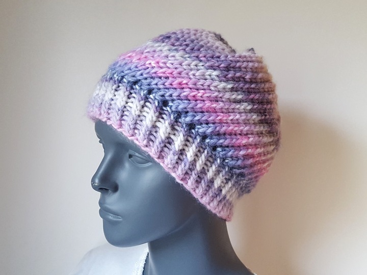 Strickanleitung Beanie, Kopfumfang 52 - 56 cm