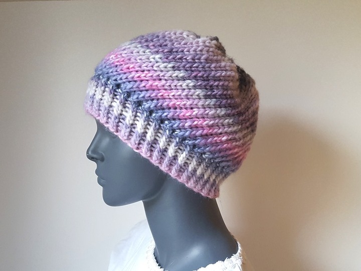 Strickanleitung Beanie, Kopfumfang 52 - 56 cm