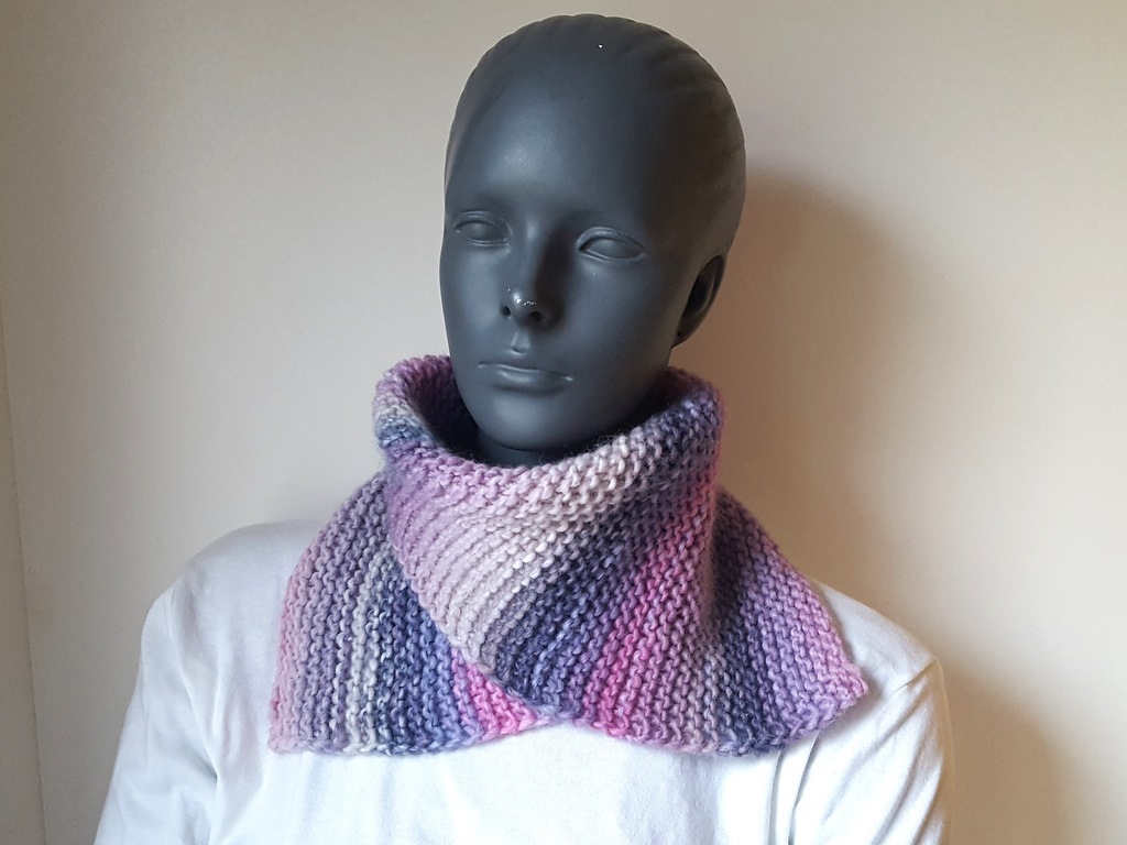 Strickanleitung Loop, Schalkragen, Kragenschal für Anfänger