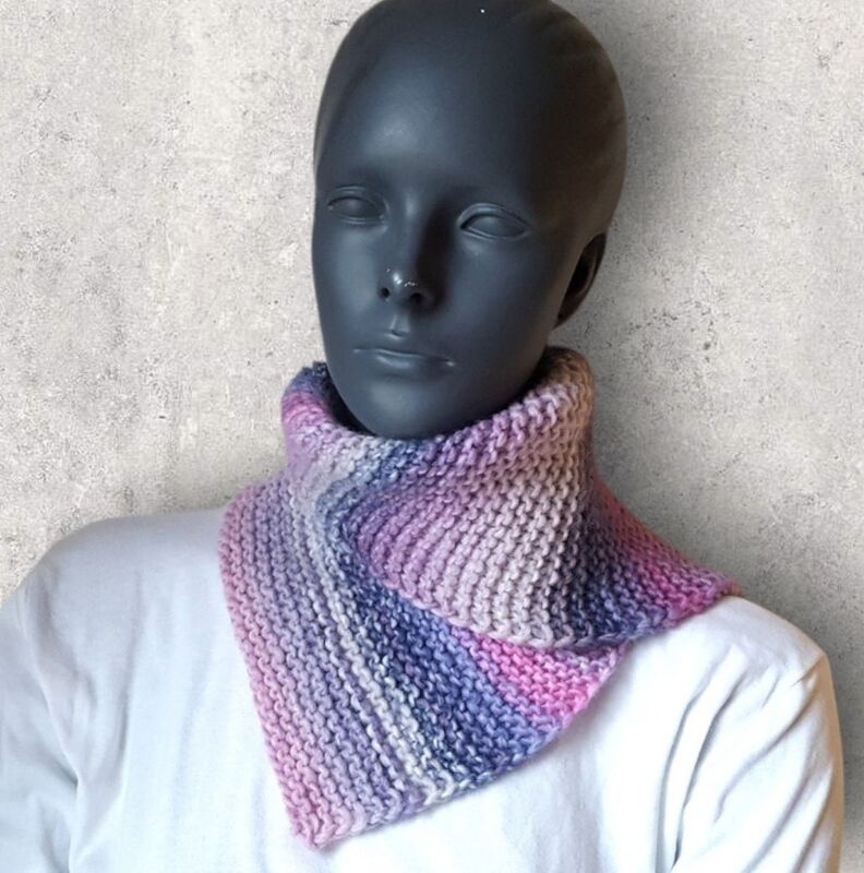 Strickanleitung Loop, Schalkragen, Kragenschal für Anfänger   #233 - Bild 7