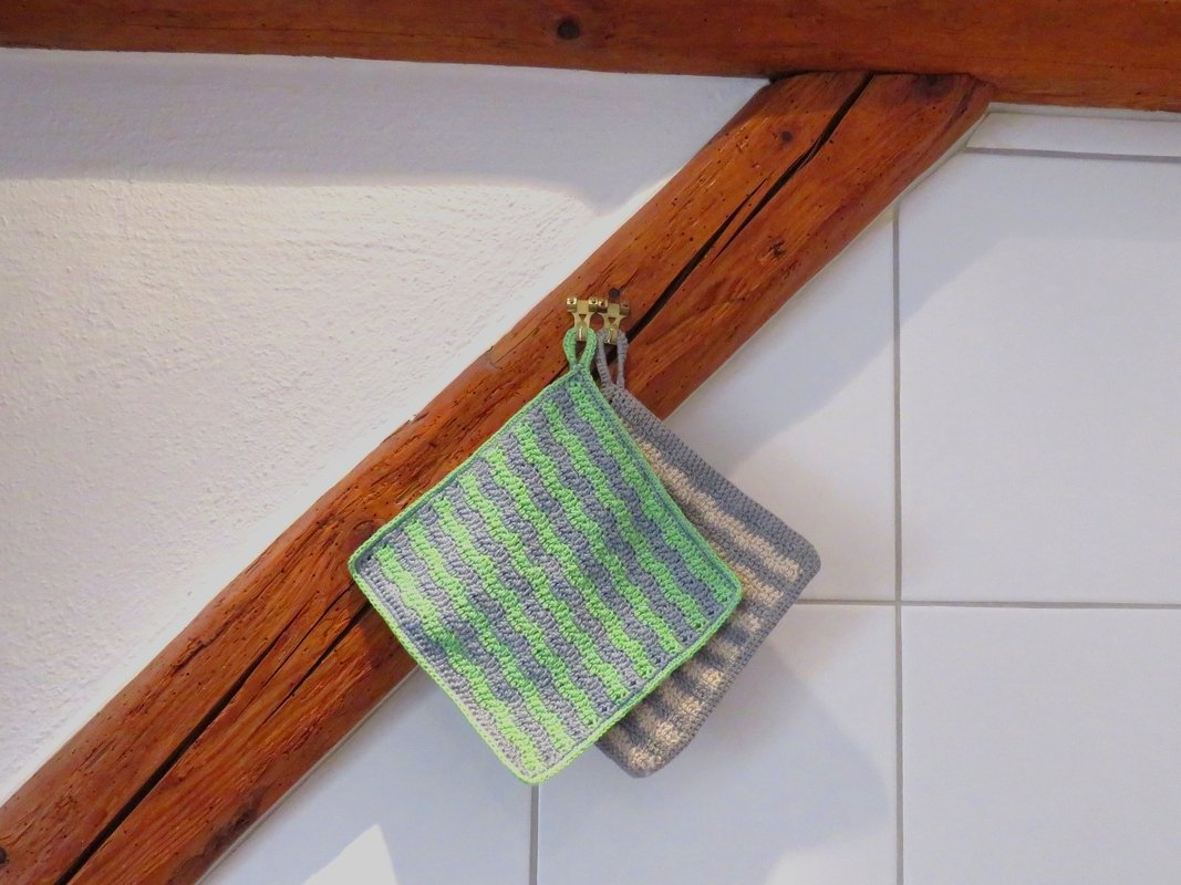 gehäkelte Waschlappen aus Baumwolle - Bild 2