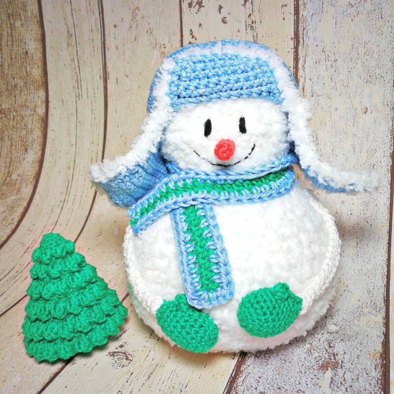 Schneemann mit Tannenbäumchen - Bild 4