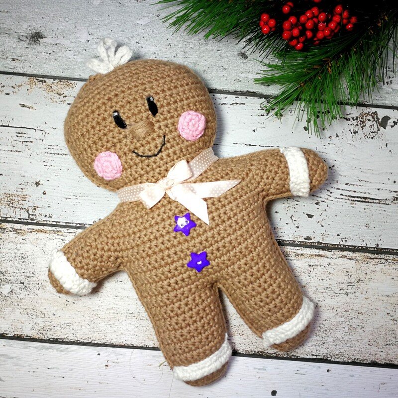 Pfefferkuchen Männer häkeln - Bild 3