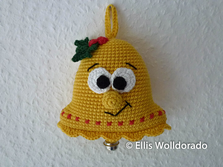 Weihnachtsglöckchen Annabell, Amigurumi, Häkelanleitung
