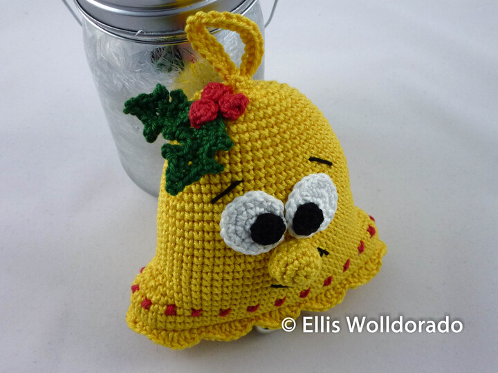 Weihnachtsglöckchen Annabell, Amigurumi, Häkelanleitung