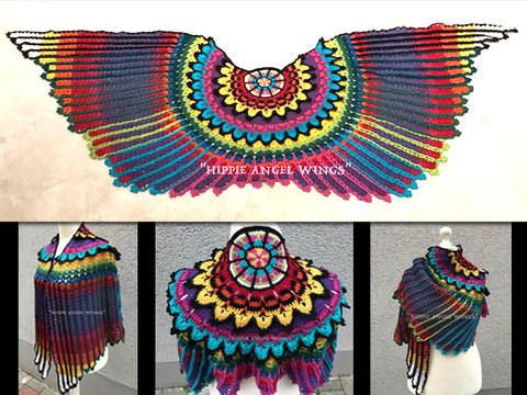 "HIPPIE ANGEL WINGS"