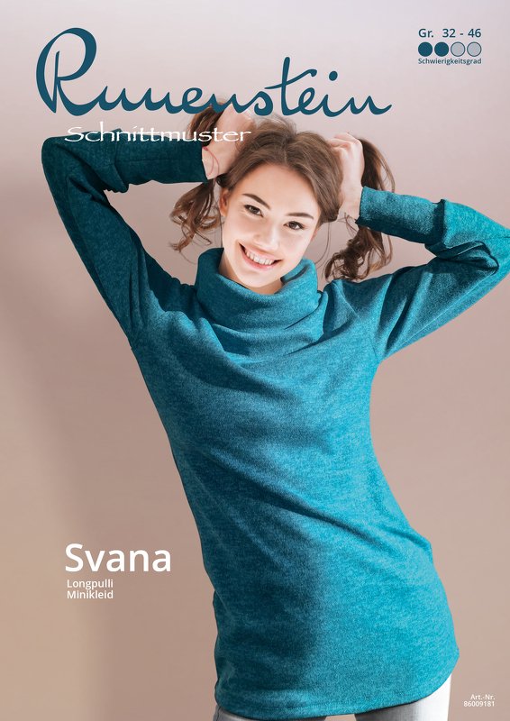 Svana Longpulli 32-46 Schnittmuster &amp; Anleitung