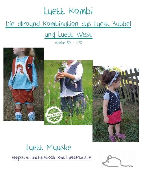 E-Book Luett Kombi - Weste und Rock Gr. 80-128