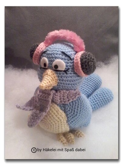 Häkelanleitung Amigurumi / Paula und Paulchen, die Wintervögel