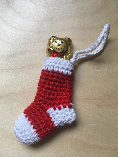 Einkaufschip-Socke Weihnachten