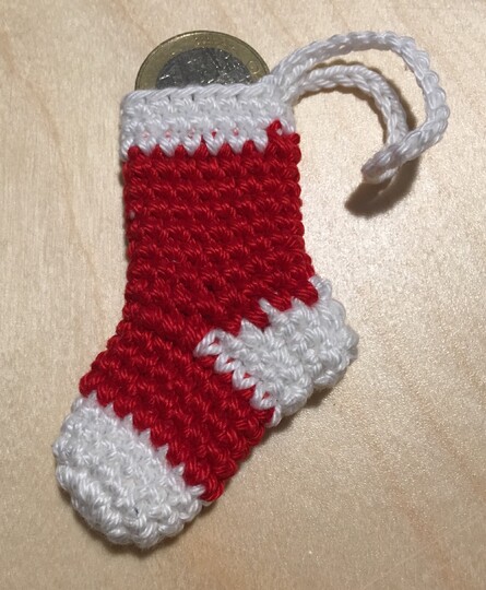 Einkaufschip-Socke Weihnachten