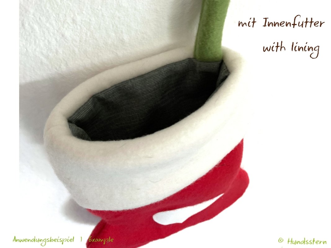 NICK V2 Christmas Stocking, 3 sizes, sewing pattern - Image 9