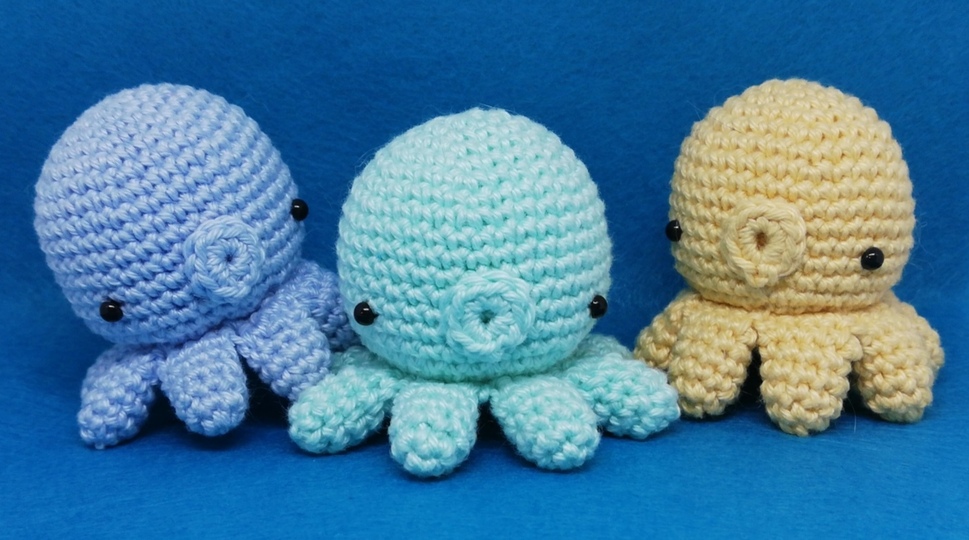 Häkelanleitung / Octi - der Baby Oktopus / Amigurumi