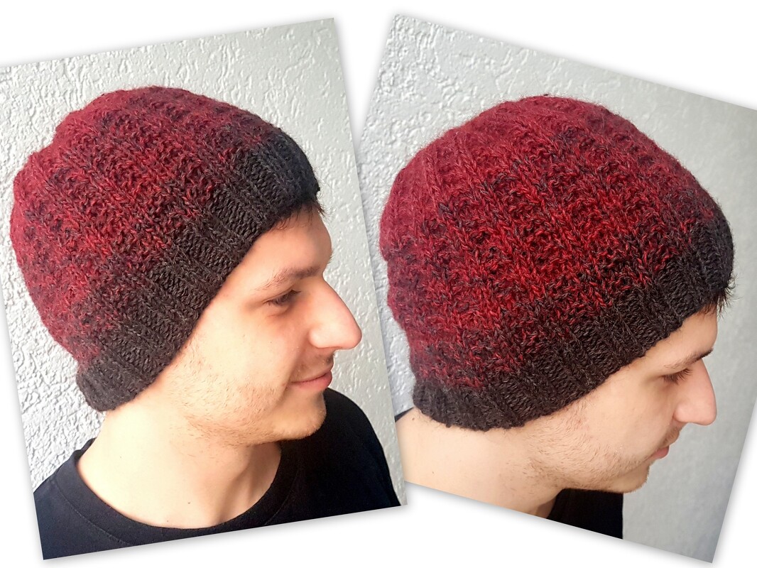 Strickanleitung Mütze, Beanie mit Größentabelle