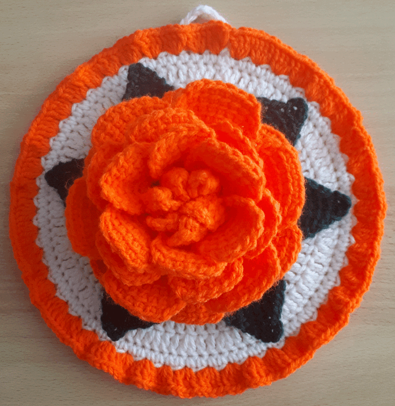 Fensterdekoration " 3D-Rose "