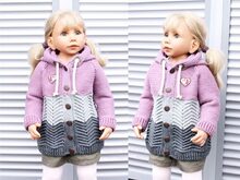 Hoodie "Kayla" für Erwachsene und Kinder, Gr. 92 bis XXL (Raglan, einfach, schnell)