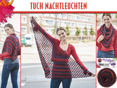 TUCH NACHTLEUCHTEN, gehäkelt