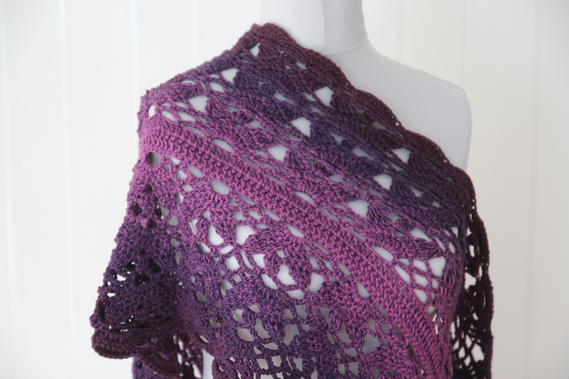 Häkelanleitung Möbius "Winteranfang", für jede Wolle und Größe