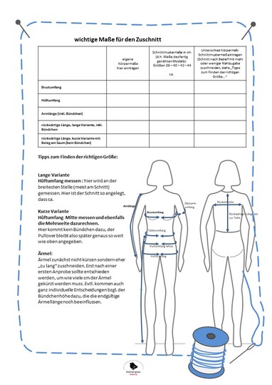 Nähanleitung und Schnittmuster: Rock Nelly