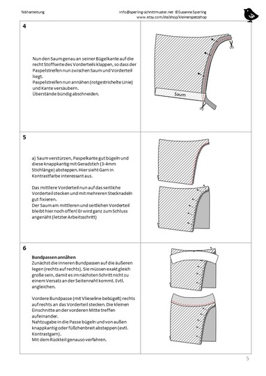 Nähanleitung und Schnittmuster: Rock Nelly