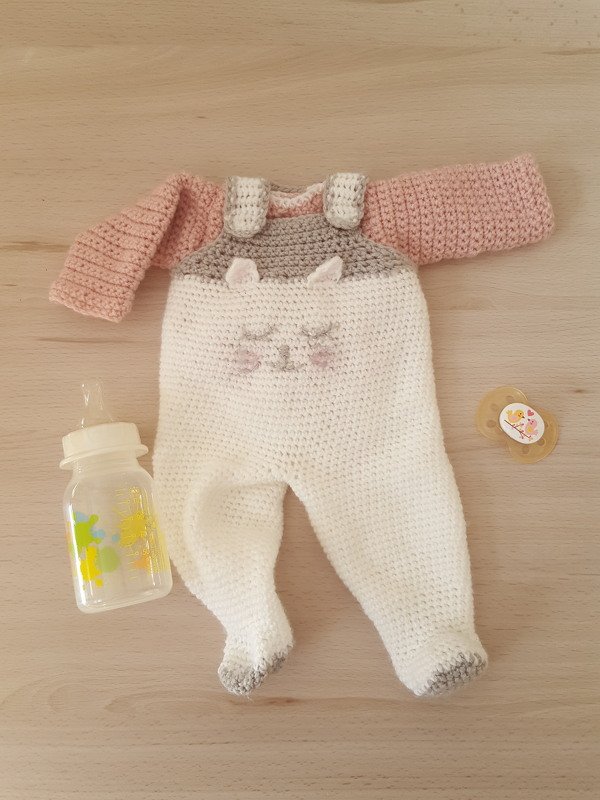 Strampler „Kayla“, Puppenkleidung für 30 cm, 35-38 cm, 43 cm, 48 cm - Bild 4