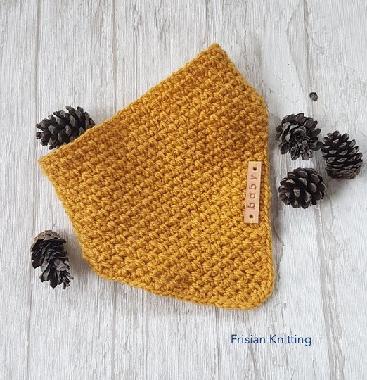 Häkelanleitung Baby Dreieckstuch // Halstuch // Babytücher