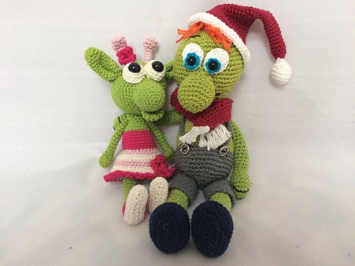 Sparset Häkelanleitung "Hubert & Trolline"