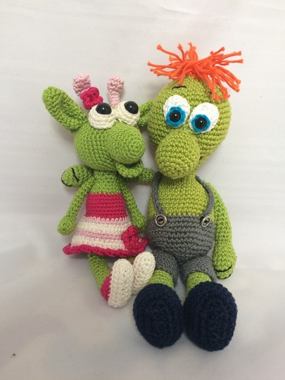 Sparset Häkelanleitung "Hubert & Trolline"