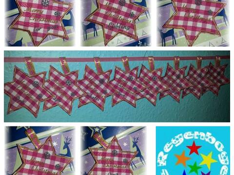 Stickdatei Weihnachtsanhänger 10x10 Ith