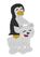 Stickdateiset Pinguine 10x10 4 Stickbilder