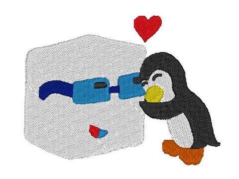 Stickdateiset Eiswürfel 10x10 4 Stickbilder