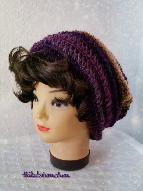 Ratz Fatz Anfänger Mütze "Isy" - jede Größe - mega einfach und schnell gehäkelt - PDF Häkelanleitung - Bild 4