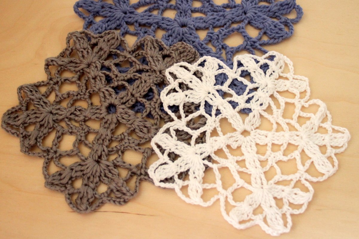 Häkelanleitung Weihnachtsdeckchen Schneeflocke - Bild 3