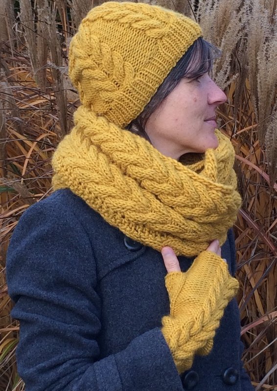 Strickanleitung für Loopschal "Kornfeld" - Bild 5