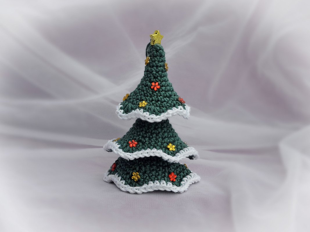 Wackelbäumchen und Zuckerstange Anhänger Tannenbaum Christbaumschmuck Geschenkeanhänger - Bild 5