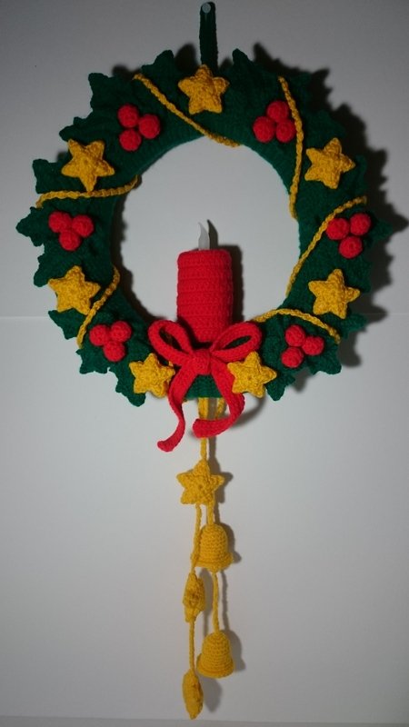 Häkelanleitung Türkranz Weihnachten Amigurumi