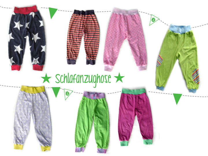 Schlafanzughose für Kinder • Gr. 86-140 • Nähanleitung & Schnittmuster