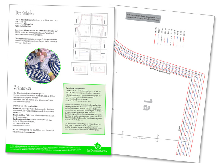Schlafanzughose für Kinder • Gr. 86-140 • Nähanleitung & Schnittmuster