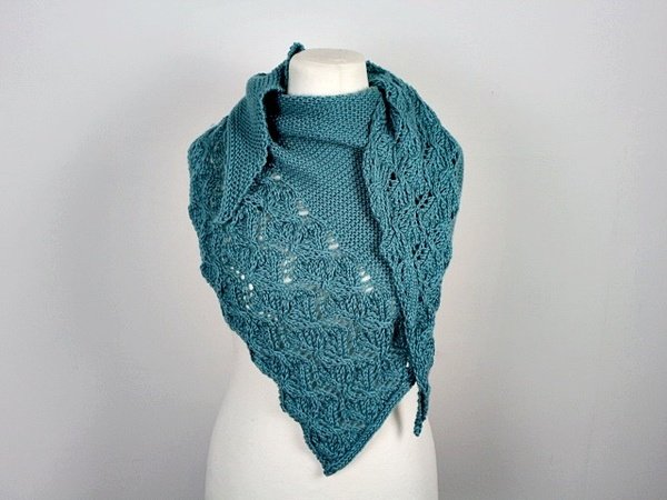 Knitting pattern shawl "Happy Moments"