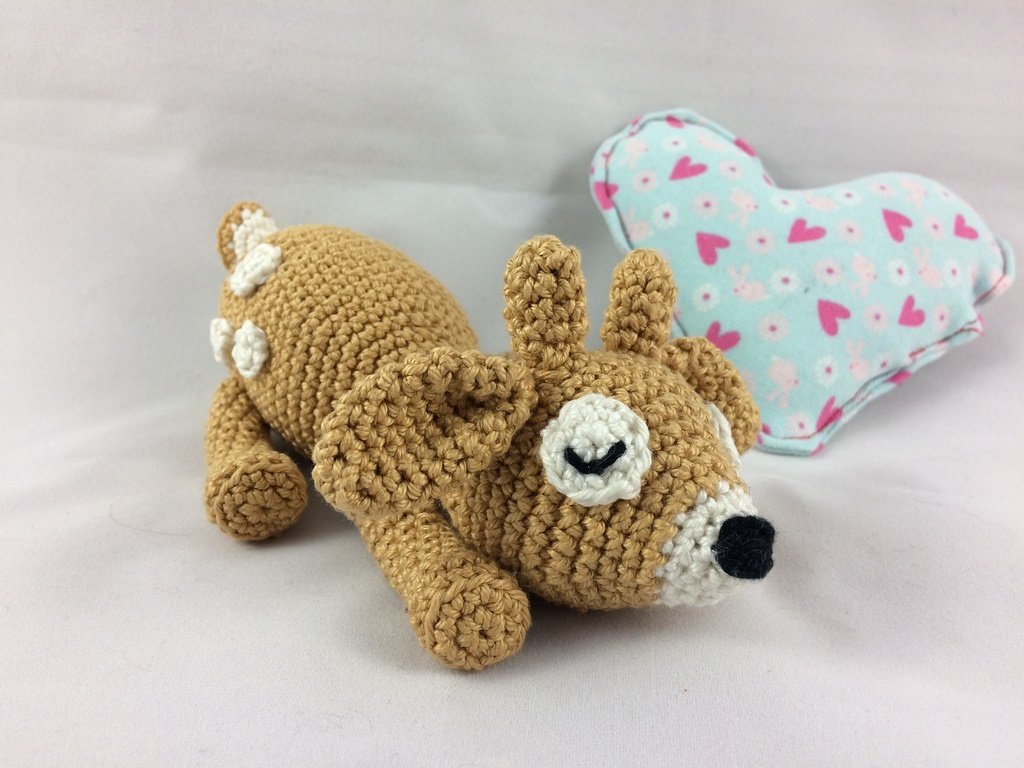 Häkelanleitung für einen kleinen, jungen Hirsch - Bild 5