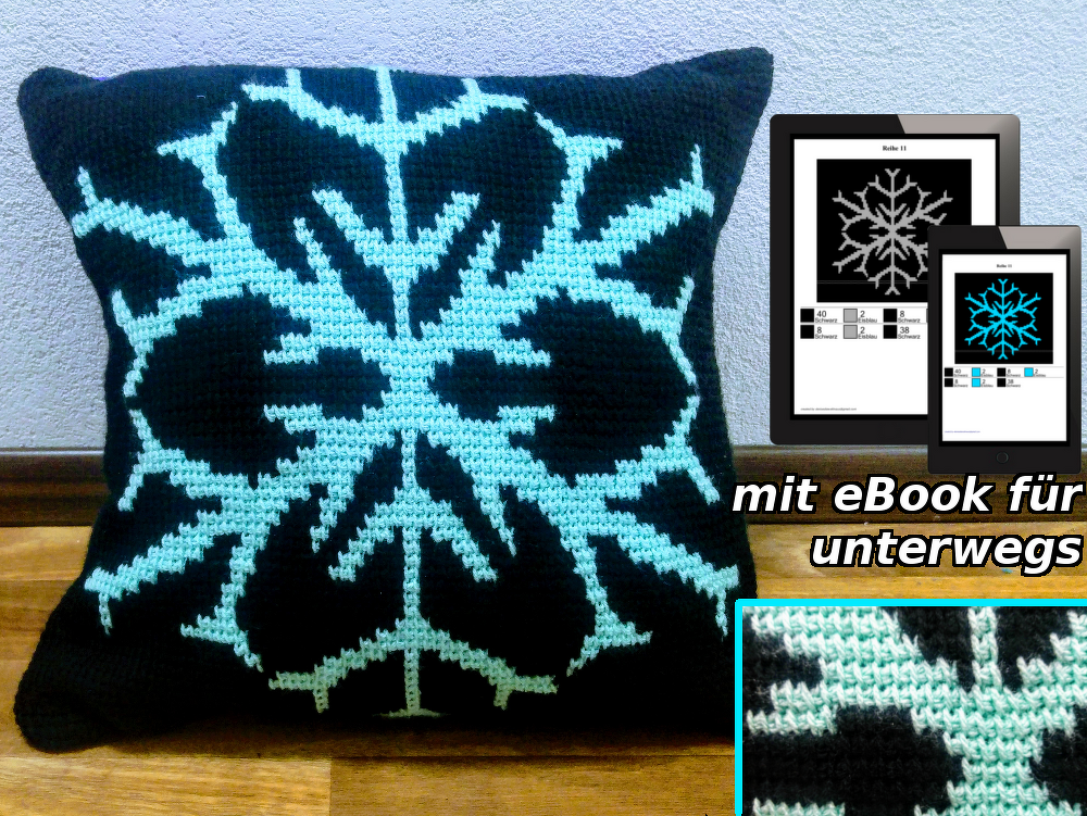 Kissenbezug - Schneeflocke