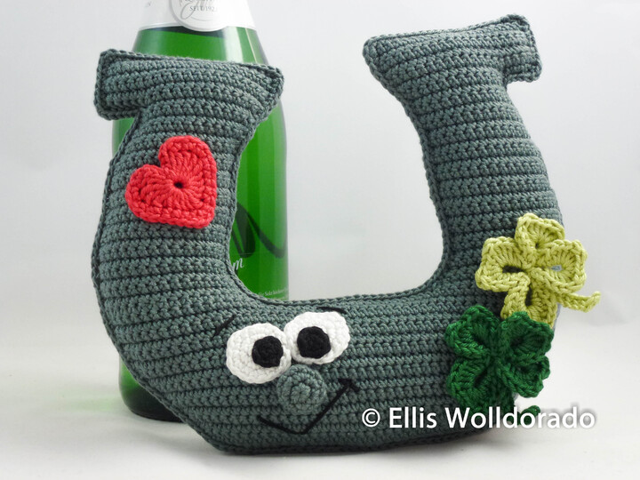 Hufeisen Hubert, Amigurumi, Glücksbringer, Häkelanleitung