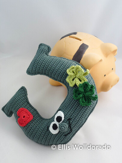 Hufeisen Hubert, Amigurumi, Glücksbringer, Häkelanleitung