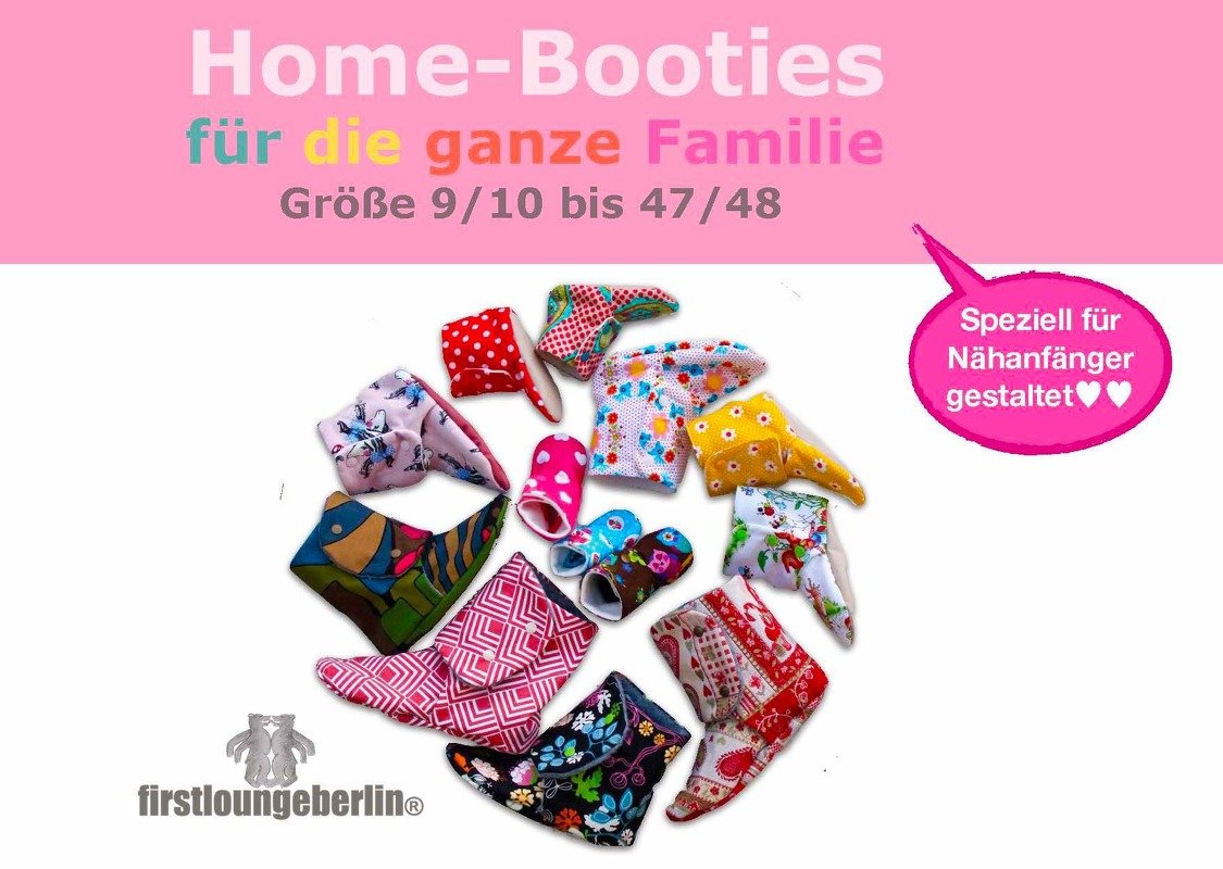 Hausschuhe Home-Booties für die FAMILIE in 20 Doppelgrößen Boots Schuhe
